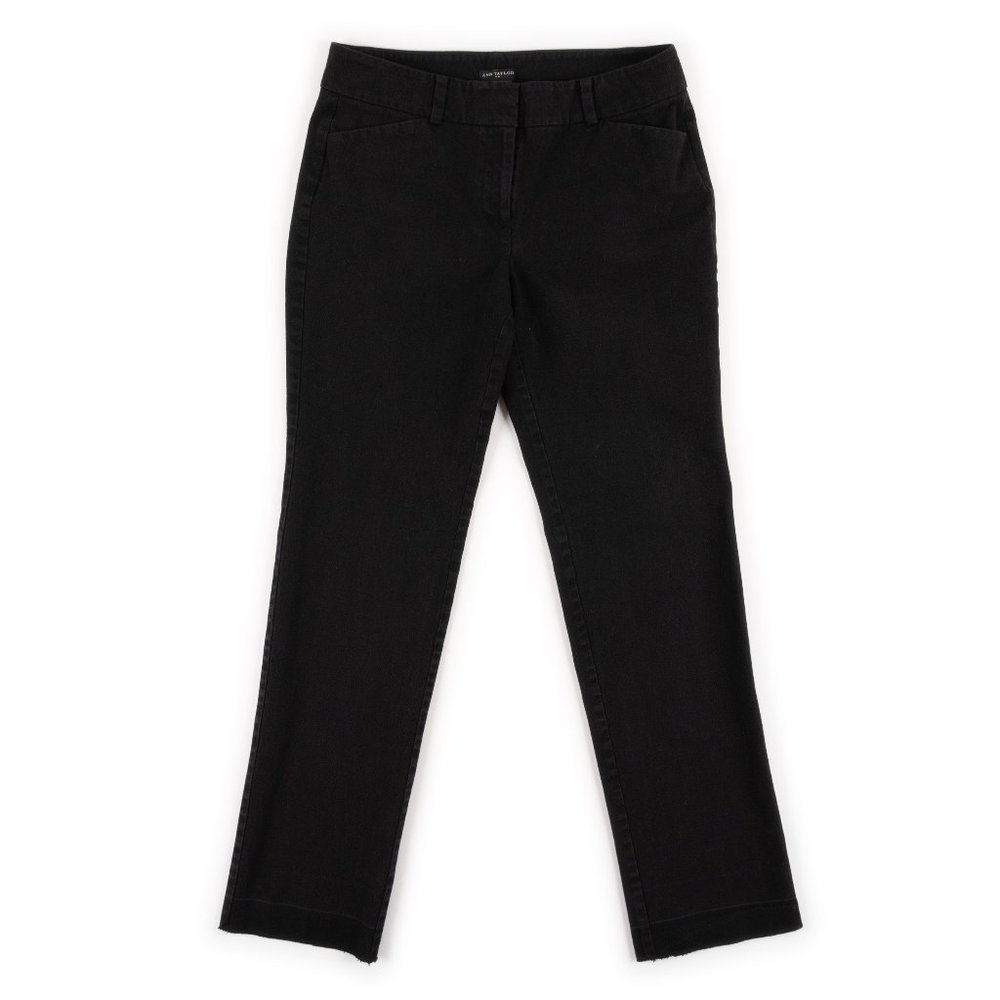 ANN TAYLOR Signature black pants size 4